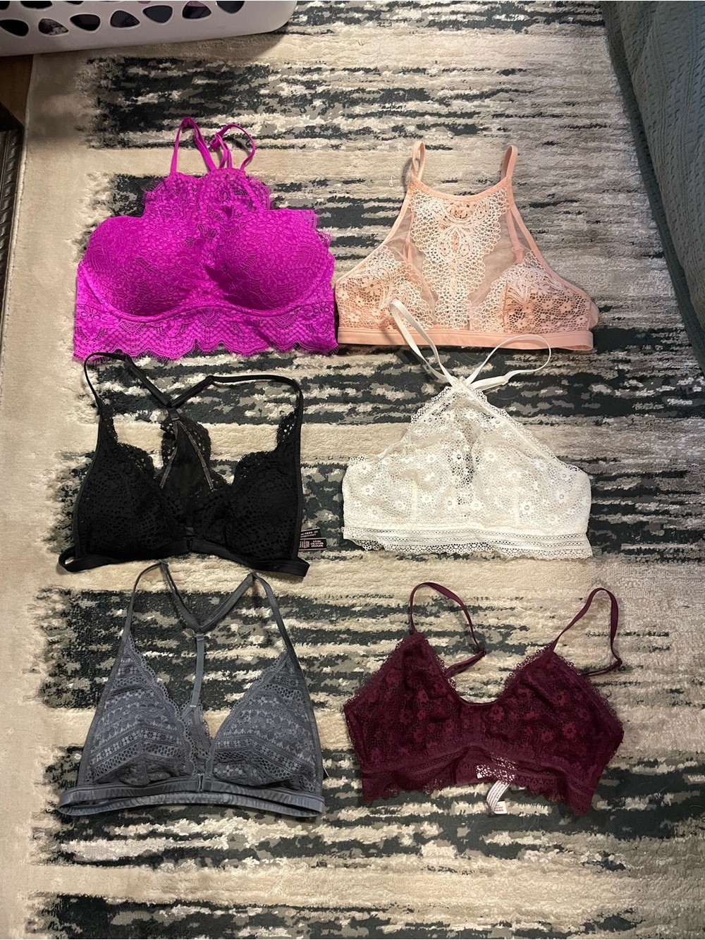 Victoria Secret Lace Bralette Pack - Mixed Colors - all size small